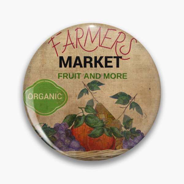 Item preview, Vintage Farmers Market t-shirt - Retro Farmers Market Fruit Design designed and sold by Folk and Flux.