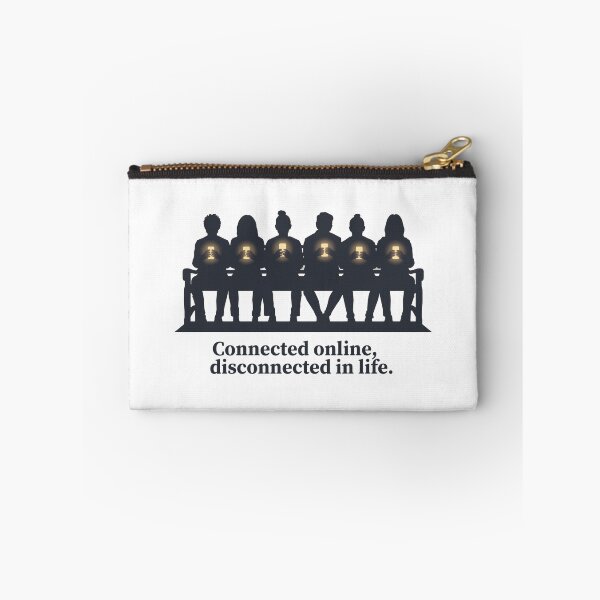 Item preview, Connected Online, Disconnected in Life – Minimalist Retro Design 3 designed and sold by ebietade69.