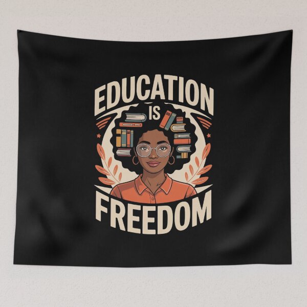 Item preview, Education Is Freedom – Knowledge and Emancipation designed and sold by FrenchTouch77.