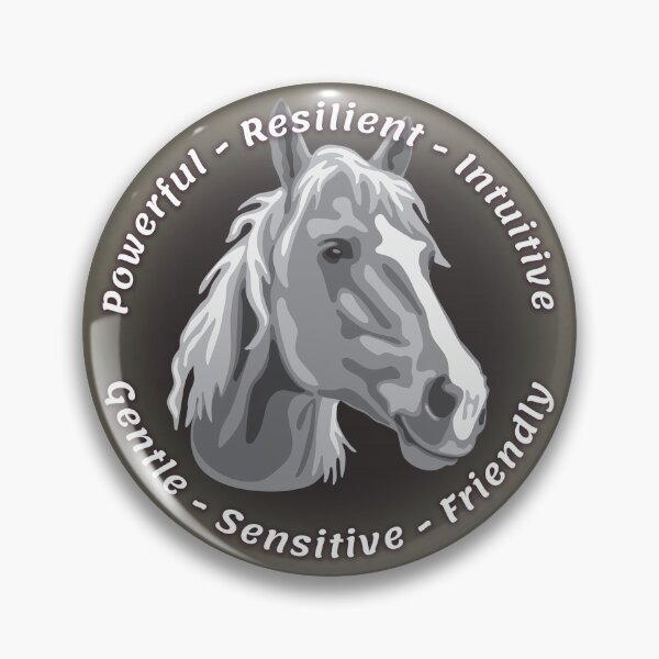 Item preview, Grey Beloved Horse Personality designed and sold by DuFauna.