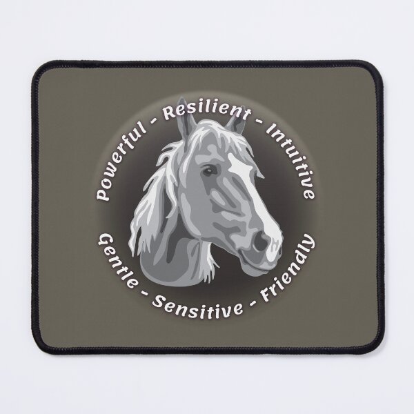 Item preview, Grey Beloved Horse Personality designed and sold by DuFauna.