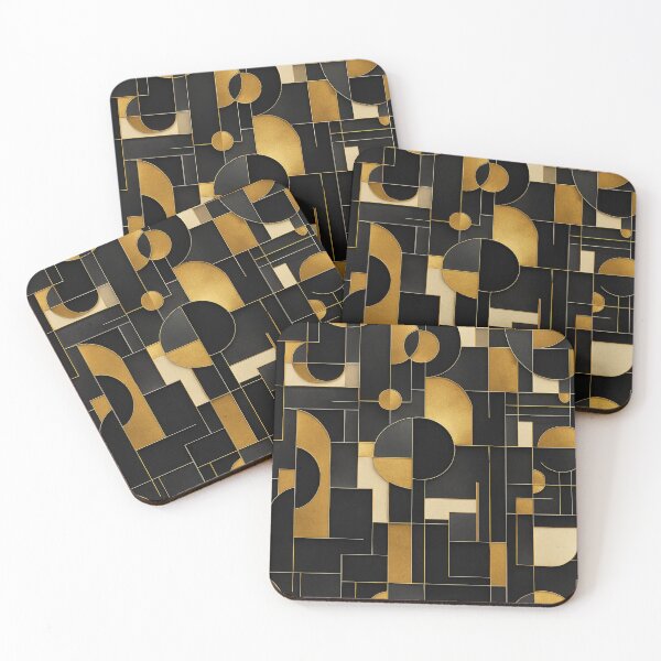 Item preview, Golden Bauhaus Geometry designed and sold by Zenvo.