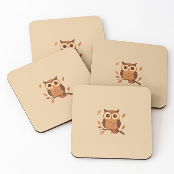 Item preview, Cozy Autumn Owl – Cute Fall Forest Illustration for Owl Lovers designed and sold by Liv Solara.