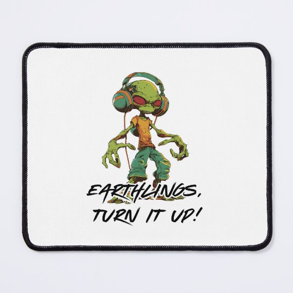 Item preview, Cool Alien DJ  – Earthlings Turn It Up! designed and sold by WaviStudio.