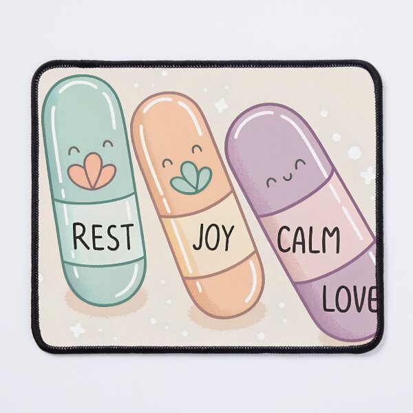 Item preview, Self Care Pills Sticker Pack | Fluffy Peels designed and sold by FluffyPeels.