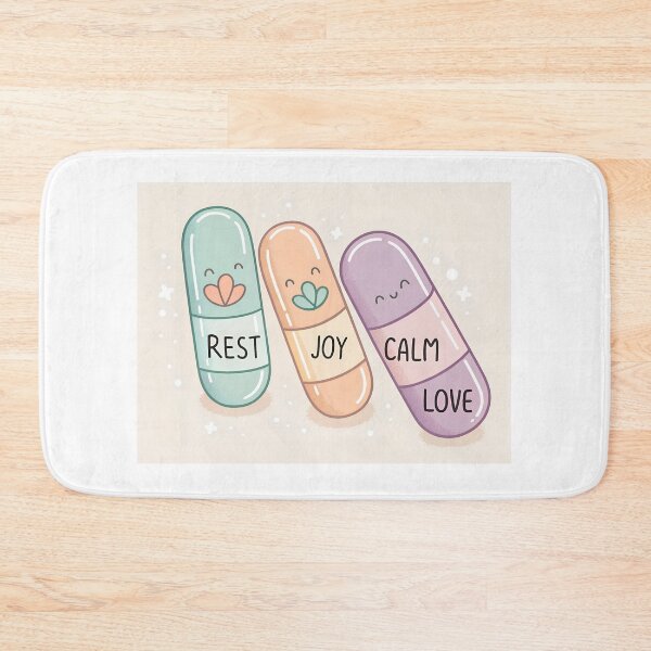 Item preview, Self Care Pills Sticker Pack | Fluffy Peels designed and sold by FluffyPeels.