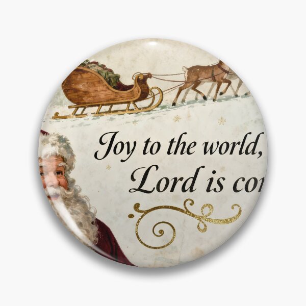 Item preview, Vintage Joy to the World Christmas designed and sold by Linnea-Arts.