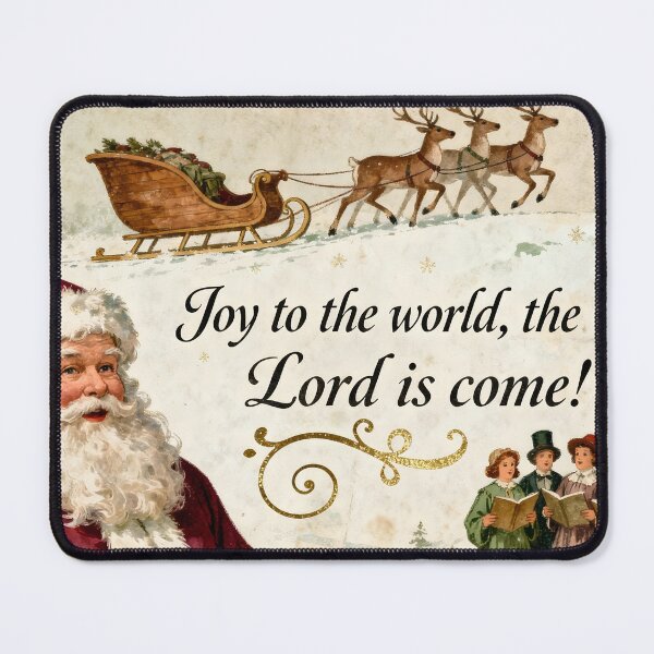 Item preview, Vintage Joy to the World Christmas designed and sold by Linnea-Arts.