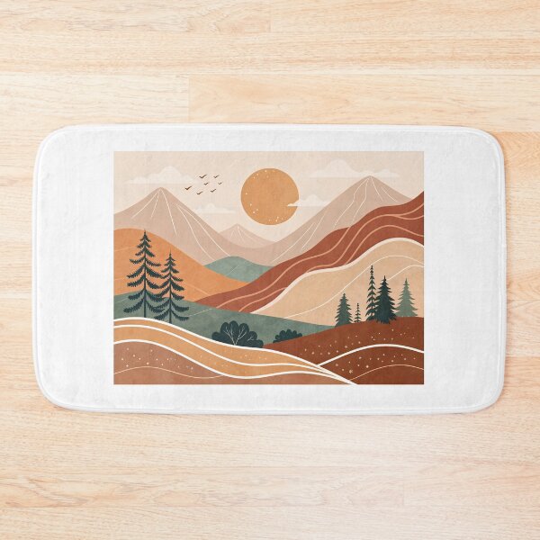 Item preview, Wavy Abstract Shapes Aesthetic Sticker | Fluffy Peels designed and sold by FluffyPeels.