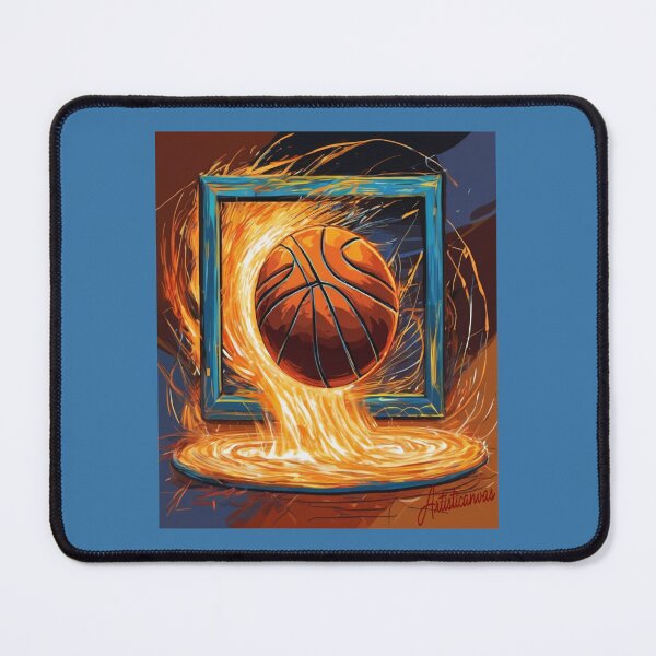 Item preview, "Blazing Basketball Slam Dunk" designed and sold by Artisticanvas.
