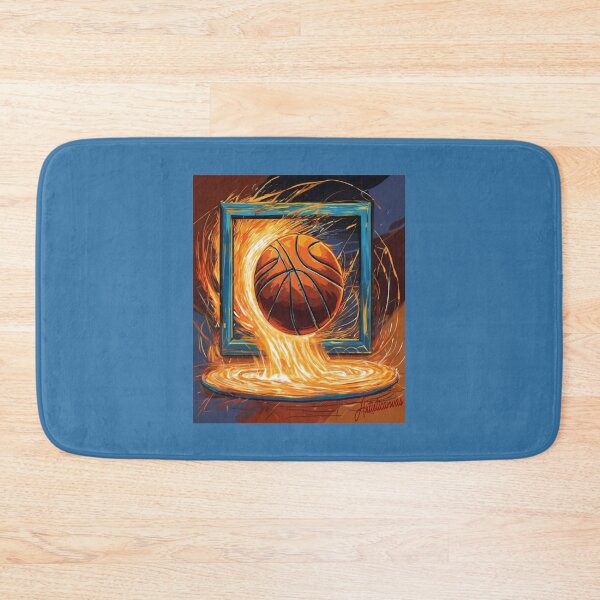 Item preview, "Blazing Basketball Slam Dunk" designed and sold by Artisticanvas.