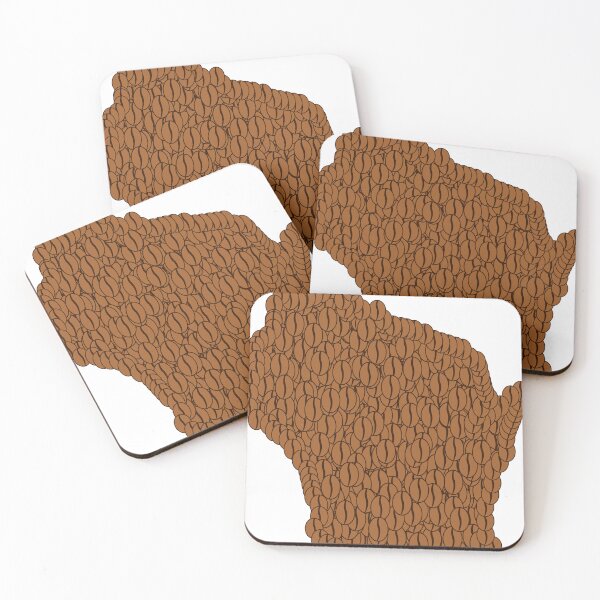 Item preview, Coffee Bean Wisconsin designed and sold by TheIconSmith.