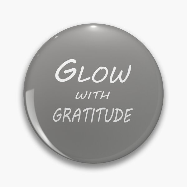 Item preview, Glow with Gratitude – Positive Energy Quote Design designed and sold by ArtNestVerse.