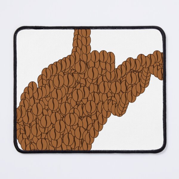 Item preview, Coffee Bean West Virginia designed and sold by TheIconSmith.