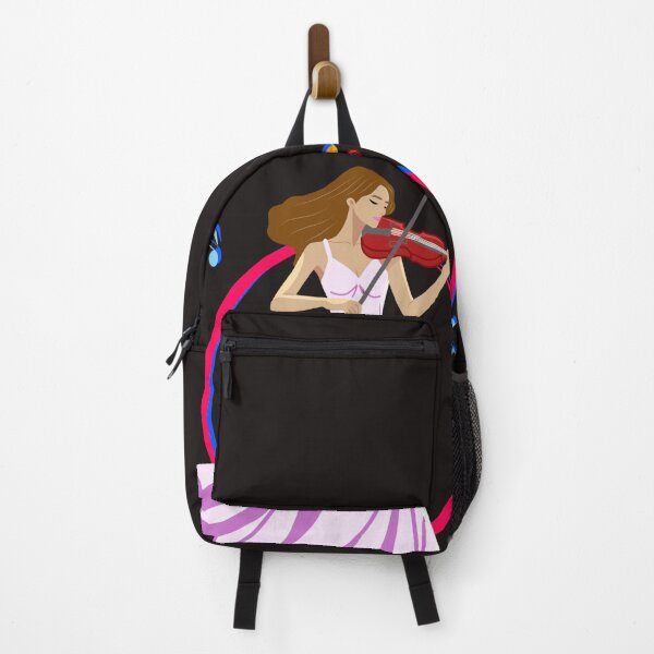 Item preview, Violinist with Musical Notes designed and sold by MigWhimsy.