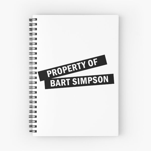 Item preview, Property of Bart Simpson designed and sold by PsychoDeliciaReal.