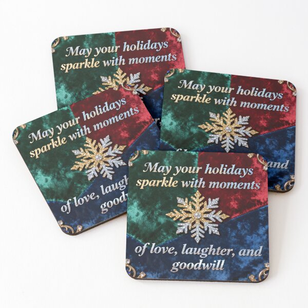 Item preview, Opulent Sparkle Holiday Greeting designed and sold by Linnea-Arts.