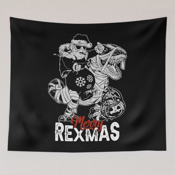 Item preview, Santa Riding Dinosaur – Merry designed and sold by nucciagamsh.