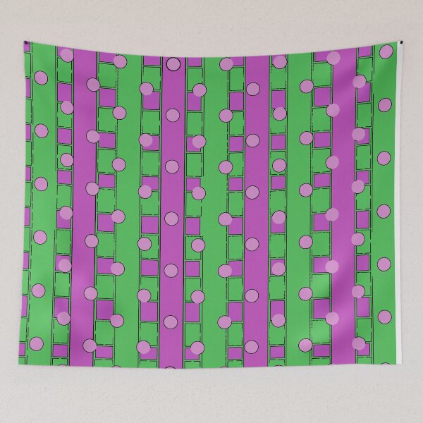 Item preview, Purple and Green Geometric Art Pattern Design designed and sold by Geo Artwork.