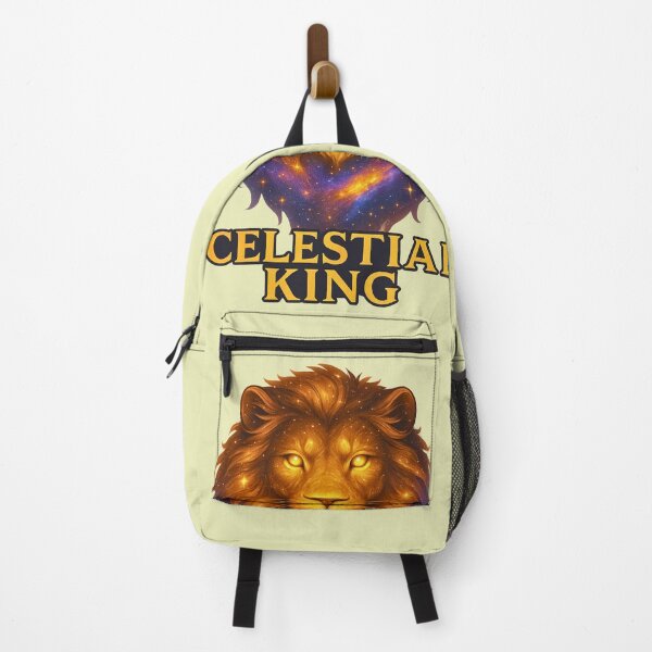 Item preview, Celestial King – Golden Galaxy Lion Head Fantasy Design designed and sold by Dezpro.