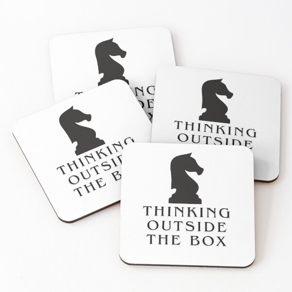 Item preview, Thinking Outside the Box - Chess Knight T-Shirt for Strategists designed and sold by TheCuriousPawn.