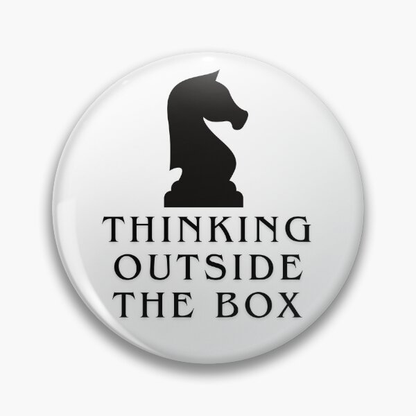 Item preview, Thinking Outside the Box - Chess Knight T-Shirt for Strategists designed and sold by TheCuriousPawn.