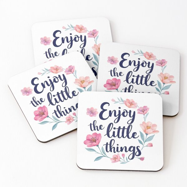 Item preview, Enjoy The Little Things Motivational sticker designed and sold by Moodune.
