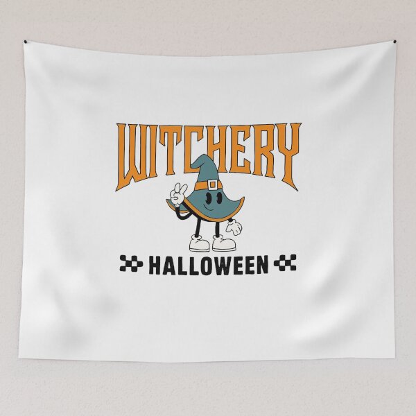 Item preview, Playful Cartoon Witch Hat with Halloween Text designed and sold by RuweisVibes.