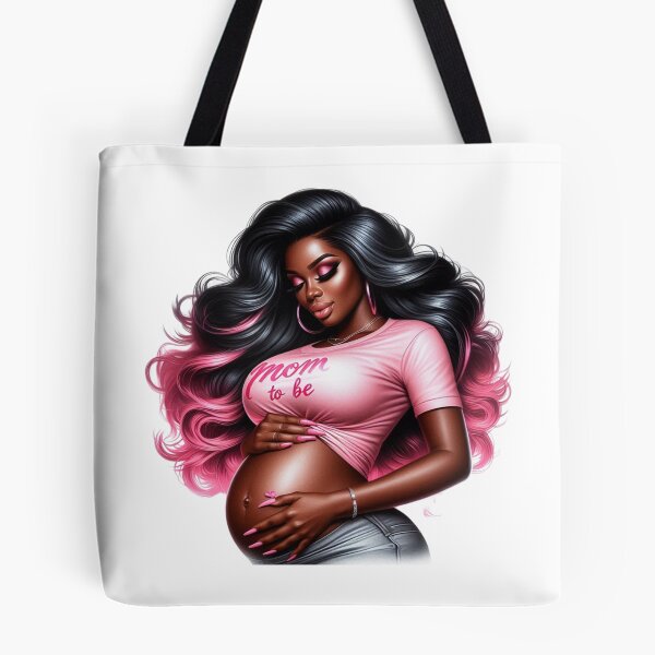Item preview, Modern Maternity Afro Woman Design designed and sold by Lulunza.