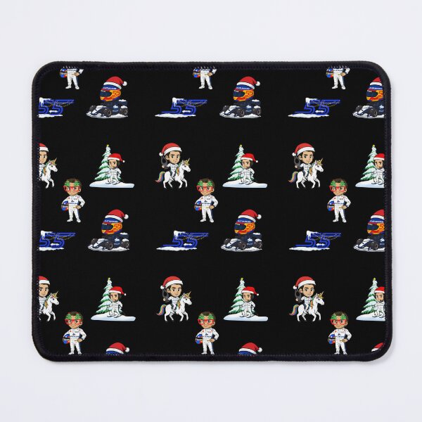 Item preview, Carlos Sainz Christmas Theme Formula 1 racing 2025 sticker for F1 fans designed and sold by Pink Polar F1.