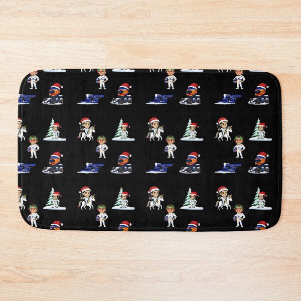 Item preview, Carlos Sainz Christmas Theme Formula 1 racing 2025 sticker for F1 fans designed and sold by Pink Polar F1.