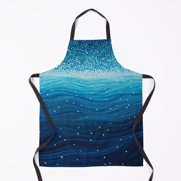 Item preview, Aboriginal Inspired Dot Art - With Waves and Moonlight designed and sold by GrinGalore.