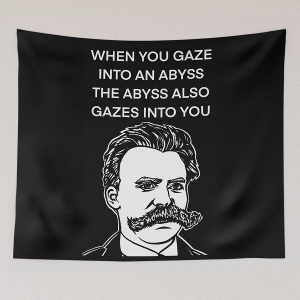Item preview, FRIEDRICH NIETZSCHE quote .2 - ink portrait designed and sold by lautir.