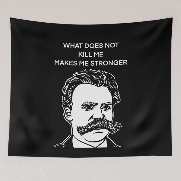 Item preview, FRIEDRICH NIETZSCHE quote .3 - ink portrait designed and sold by lautir.