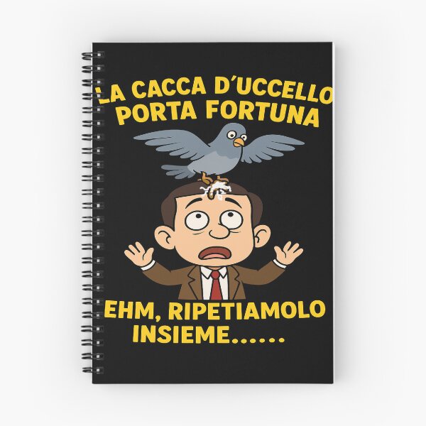 Item preview, La cacca d’uccello porta fortuna – parodia cartoon ironica designed and sold by RyoSaeba90.