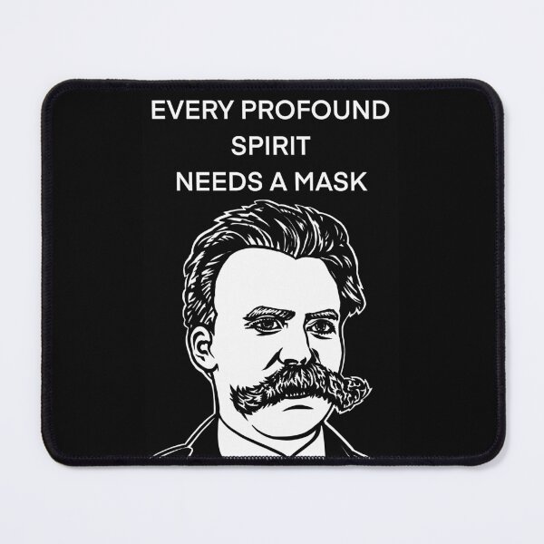 Item preview, FRIEDRICH NIETZSCHE quote .4 - ink portrait designed and sold by lautir.
