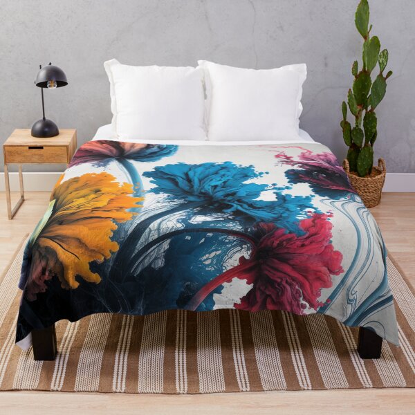 Aperçu de l'œuvre Art floral serein pour une maison apaisante créée et vendue par jazzyfunky.