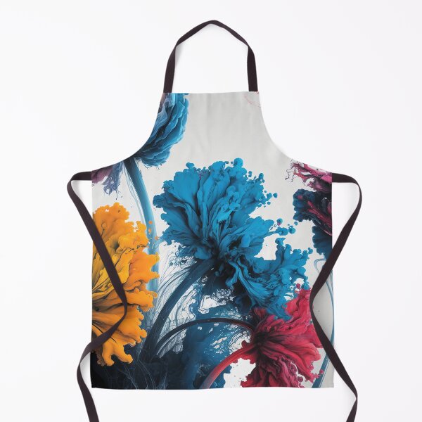 Item preview, Abstract Fluid Floral Wall Art – Vibrant Botanical Canvas designed and sold by jazzyfunky.