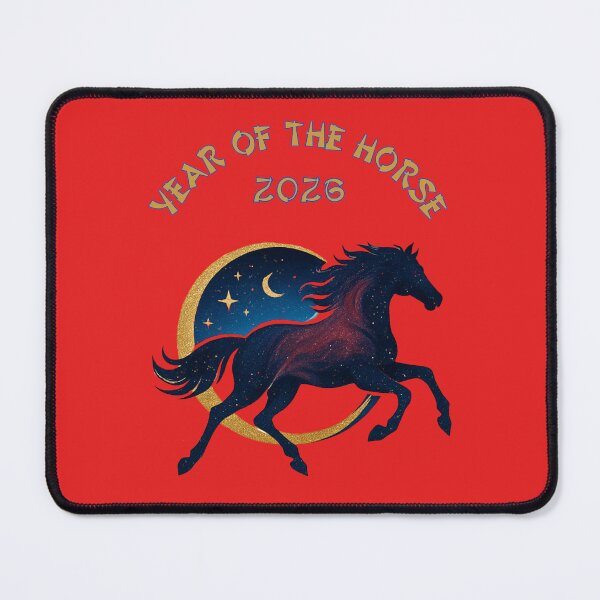 Item preview, Year of the Horse 2026: Celestial Eclipse Zodiac Art designed and sold by elynne9.
