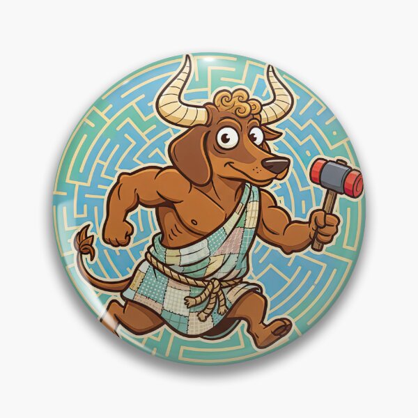 Item preview, Mino-Dach! The Mightiest Wiener of the Labyrinth designed and sold by CARPIO Creations.