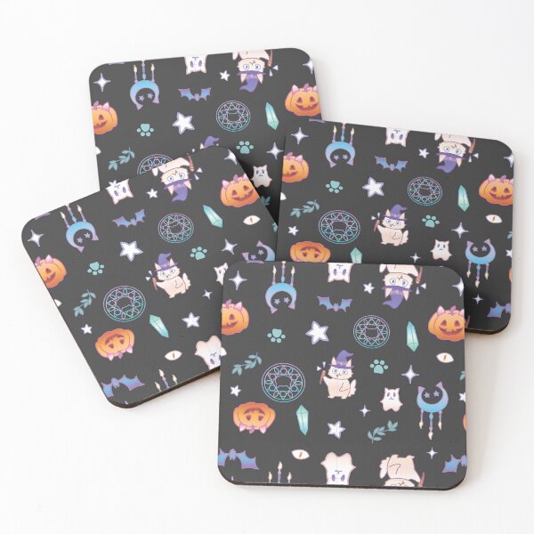 Item preview, Catween - Cute Magic Cat Halloween Pattern designed and sold by Ticiane Takahara.