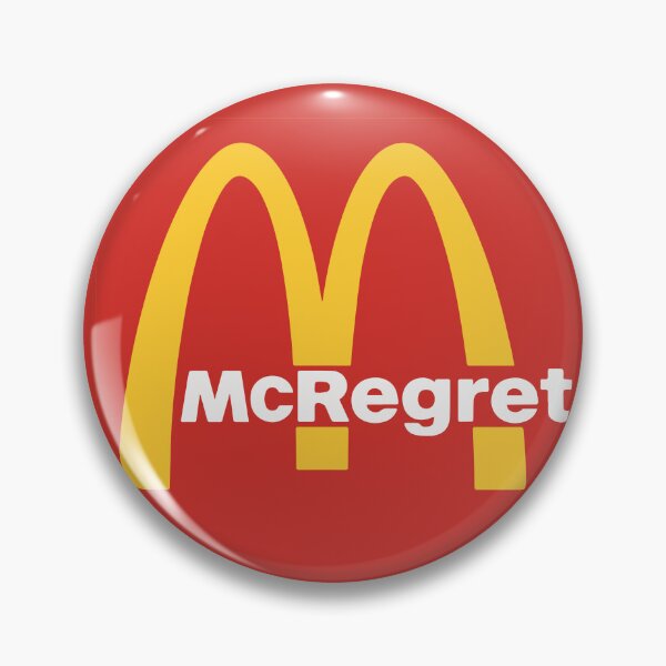 Item preview, McRegret — McDonald’s parody (‘I’m Lovin’ Regret’) designed and sold by Brand  Busters.