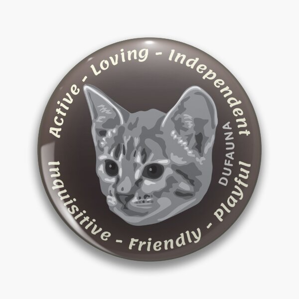 Item preview, Grey Beloved Cat Personality designed and sold by DuFauna.