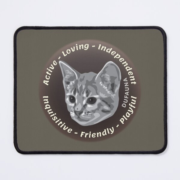 Item preview, Grey Beloved Cat Personality designed and sold by DuFauna.
