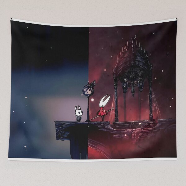 Item preview, Hollow Knight x Silksong Split World — Knight & Hornet Crossover Scene designed and sold by gringoods.
