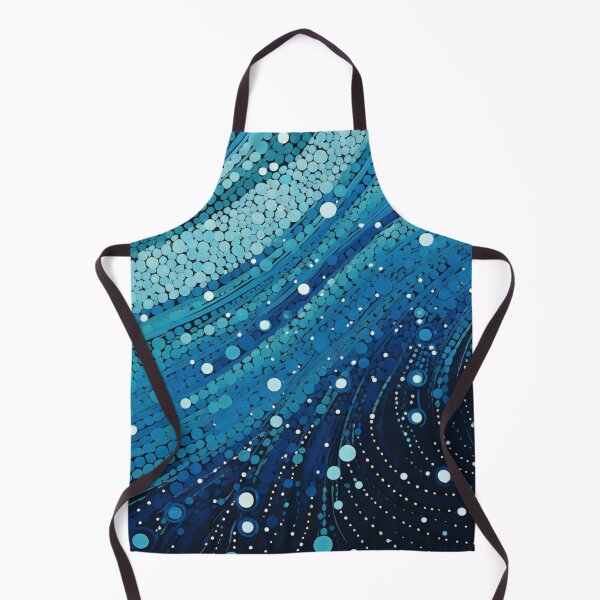 Item preview, Aboriginal Inspired Dot Art - Oceanic Water Flow designed and sold by GrinGalore.