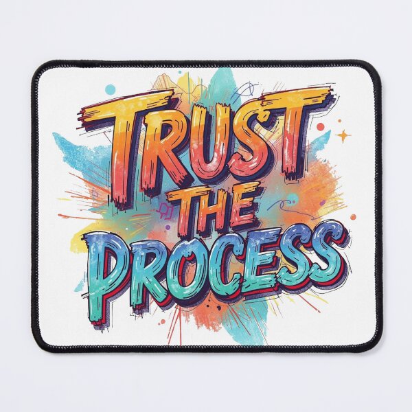 Item preview, Trust The Process - Abstract Artistic Graffiti designed and sold by ZenPaths.