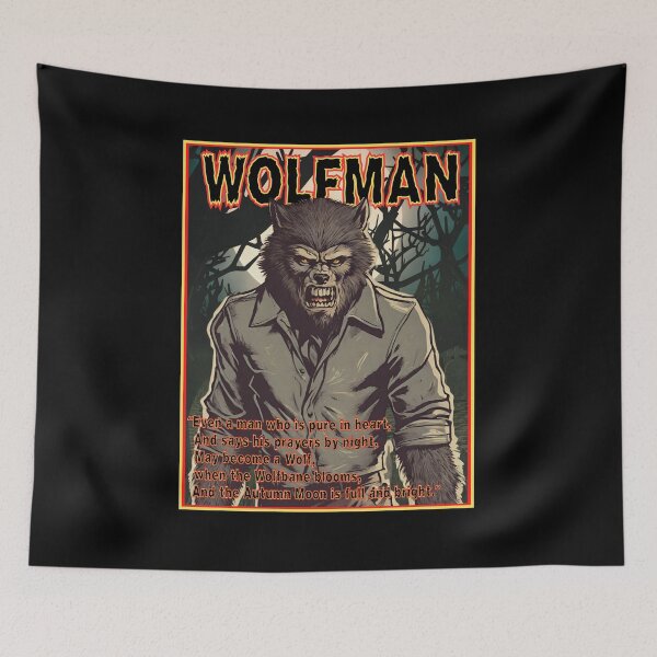 Item preview, Werewolf Classic Wolfman Wolfbane Poem designed and sold by theflandonian.