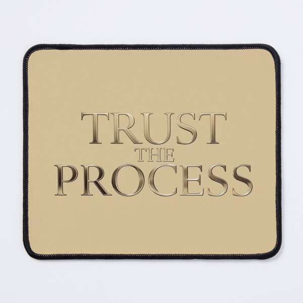 Item preview, Trust The Process - Metallic 3D Typography designed and sold by ZenPaths.