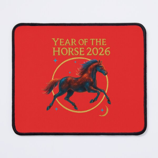 Item preview, Year of the Horse 2026: Celestial Eclipse Zodiac Art designed and sold by elynne9.